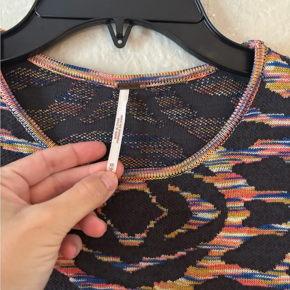Free People‎ Zebra Print Mini Dress XS